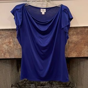 Royal blue Worthington dress tee